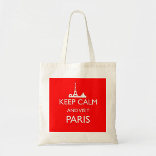 Keep Calm and Visit Paris Tote Bag