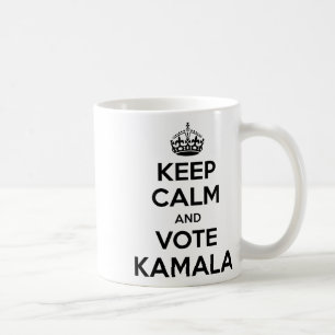 Keep Calm And Vote Kamala 2024 Pro Harris Wheimer Coffee Mug