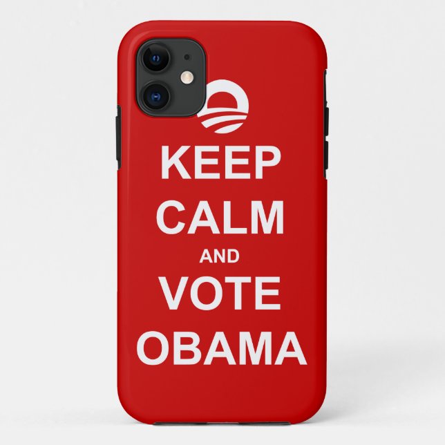 Keep Calm and Vote Obama 2012 iPhone 5 Case (Back)