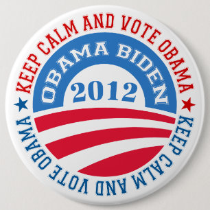 keep Calm And Vote Obama 2 6 Cm Round Badge