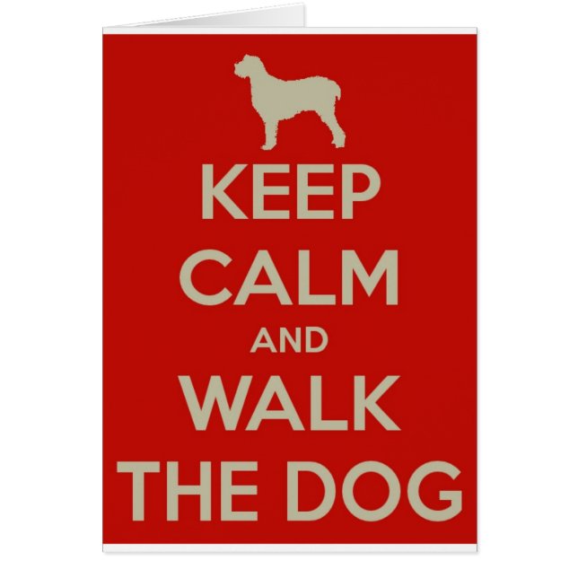 Keep Calm and Walk the Dog (Front)