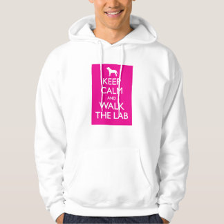 Keep Calm And Walk The Labrador Hoodie