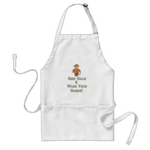 Keep Calm and Wash Your Hands Standard Apron