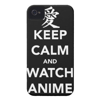 Keep Calm and Watch Anime Case-Mate iPhone 4 Case