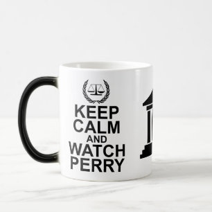 Keep Calm and Watch Perry Legal Humour Magic Mug