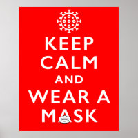 Keep Calm and Wear a Mask - Coronavirus
