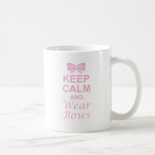 Keep Calm and Wear Bows Coffee Mug