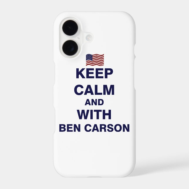 Keep Calm and With Ben Carson (Back)