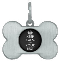 KEEP CALM and YOUR TEXT - Change BLACK background