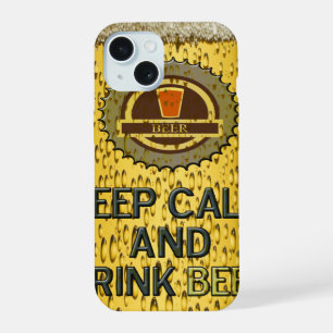 Keep calm anddrink beer iPhone 6 case