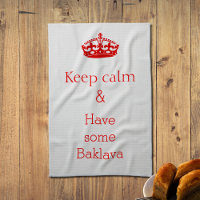 keep calm -Baklava
