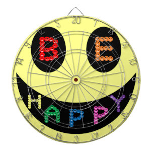 Keep Calm Be Happy Destiny Dartboard