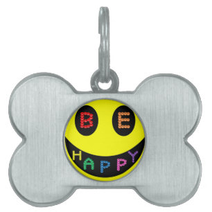 Keep Calm Be Happy Destiny Pet Name Tag