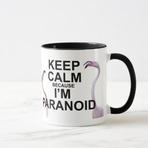 Keep Calm because I'm Paranoid Mug