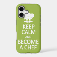 Keep Calm & Become a Chef custom iPhone case
