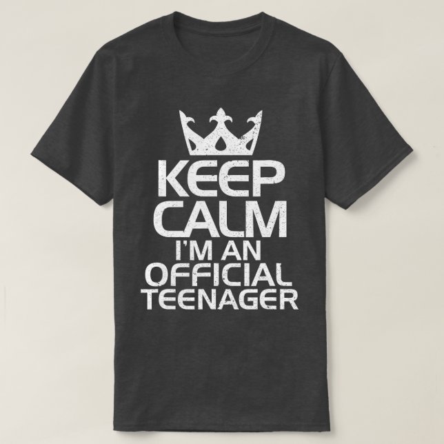 Keep Calm Birthday Official nager  Funny Girl  T-Shirt (Design Front)