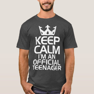 Keep Calm Birthday Official nager  Funny Girl  T-Shirt