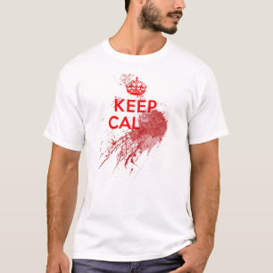 Keep Calm Bloody Zombie T-Shirt