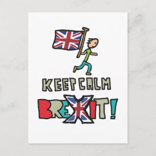 Keep Calm Brexit Postcard
