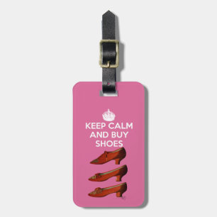 Keep Calm Buy Shoes 2 Luggage Tag