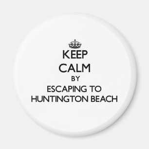 Keep calm by escaping to Huntington Beach Virginia Magnet