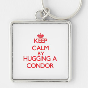 Keep calm by hugging a Condor Key Ring