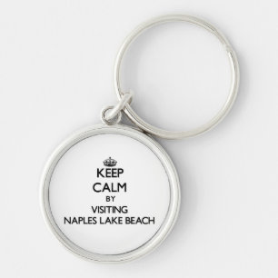 Keep calm by visiting Naples Lake Beach Florida Key Ring