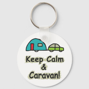 Keep Calm Caravan Key Ring