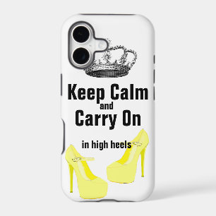 Keep Calm Carry On  High Heel Shoes iPhone 5