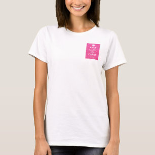 Keep Calm & Carry On Pink T-Shirt
