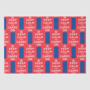 KEEP CALM & CARRY ON, TISSUE PAPER