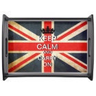 Keep Calm Carry On Union Jack Serving Tray