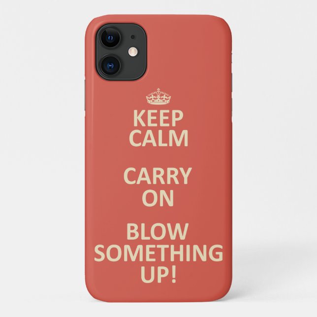 Keep Calm Case-Mate iPhone Case (Back)