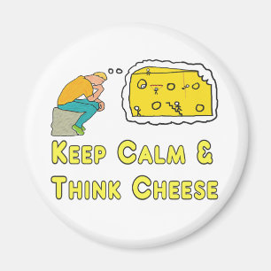 Keep Calm Cheese Pun Magnet