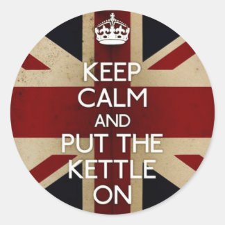 Keep Calm Classic Round Sticker