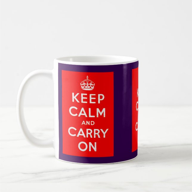 Keep Calm Coffee Mug (Left)