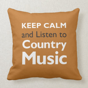 Keep Calm Country Cushion