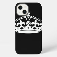 KEEP CALM CROWN on Black Customize This!