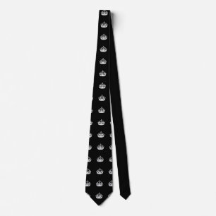 Keep Calm Crown on Black Tie