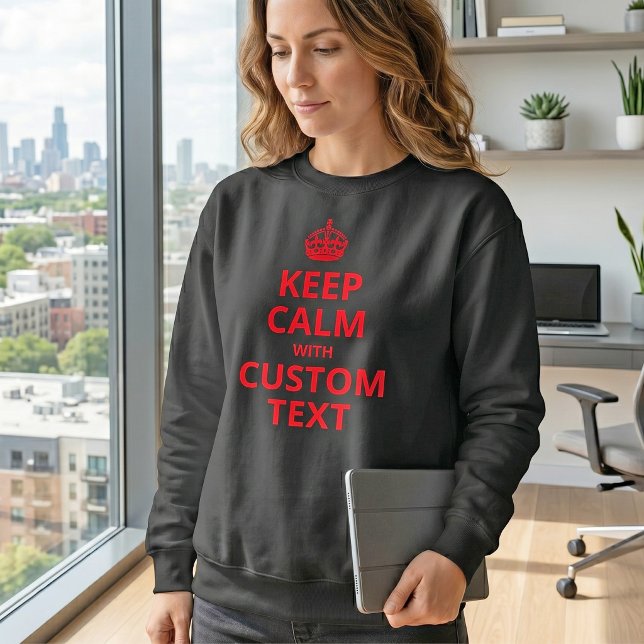 Keep Calm Custom Quote Template T-Shirt (Creator Uploaded)