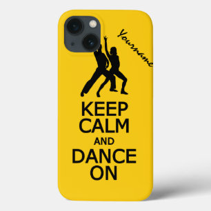 Keep Calm & Dance On custom colour iPad case