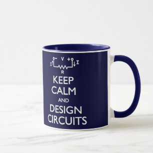 Keep Calm Design Circuits Mug
