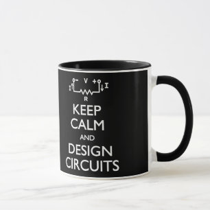 Keep Calm Design Circuits Mug