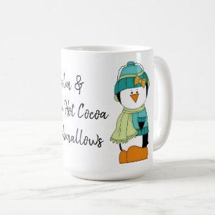 Keep Calm & Drink Your Hot Cocoa - Penguin Coffee Mug