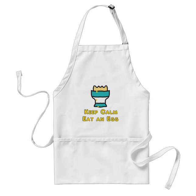 Keep Calm Eat An Egg Standard Apron (Front)