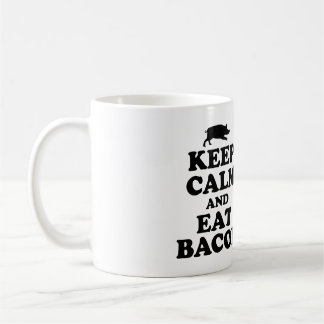 KEEP CALM & EAT BACON MUG