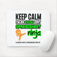 Keep Calm EXCELlent SPREADSHEET NINJA