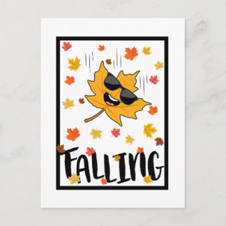 Keep Calm & Fall On Holiday Postcard
