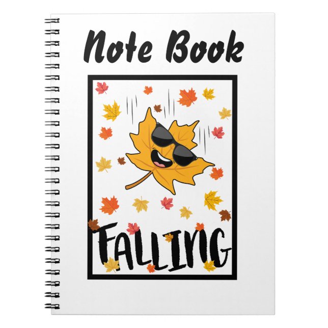 Keep Calm & Fall On Notebook (Front)