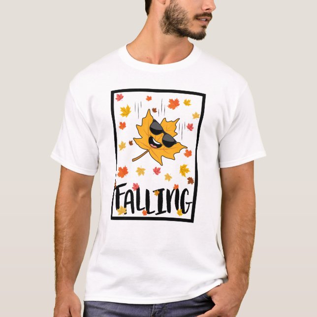 Keep Calm & Fall On T-Shirt (Front)